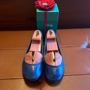 Worn Once!  Tieks Size 8 Cobalt Blue